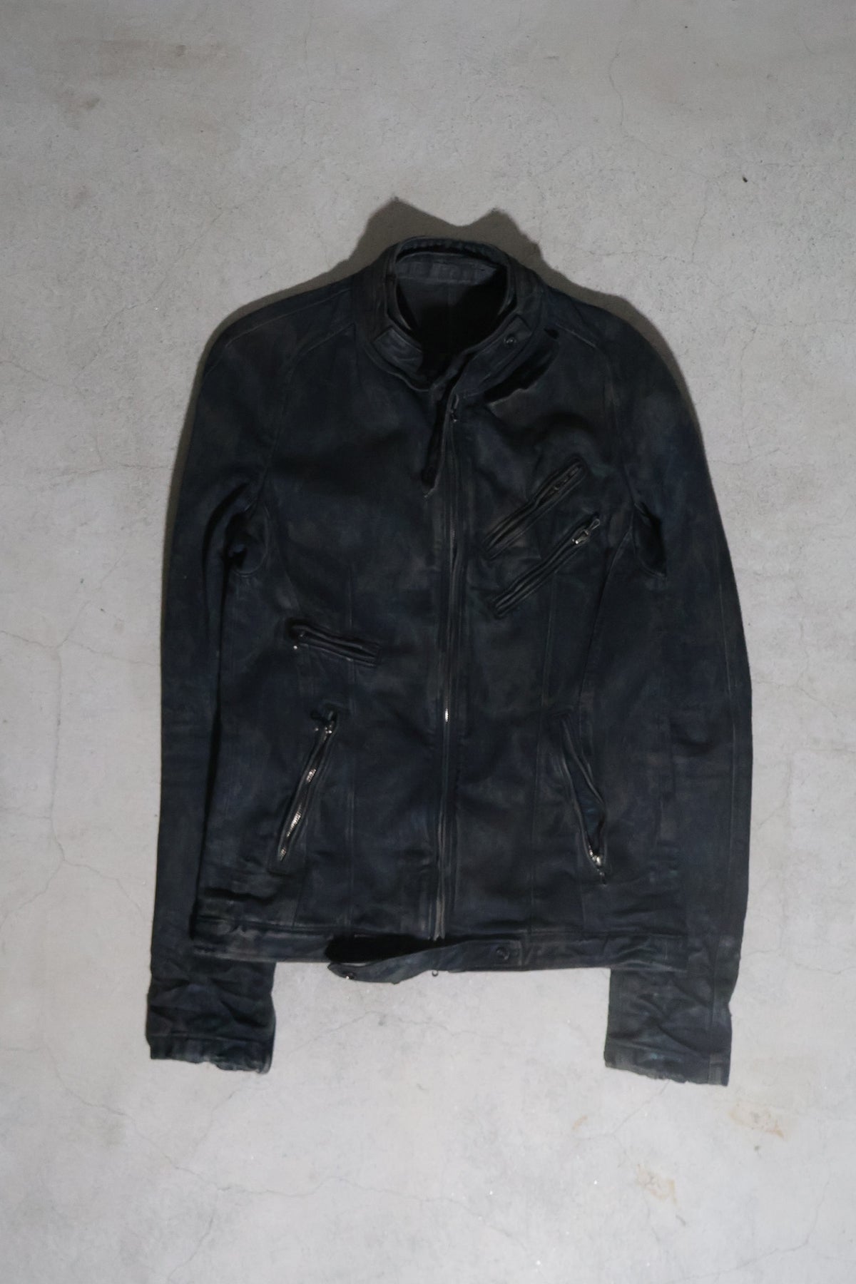 Julius AW09 Mudwash Biker Jacket