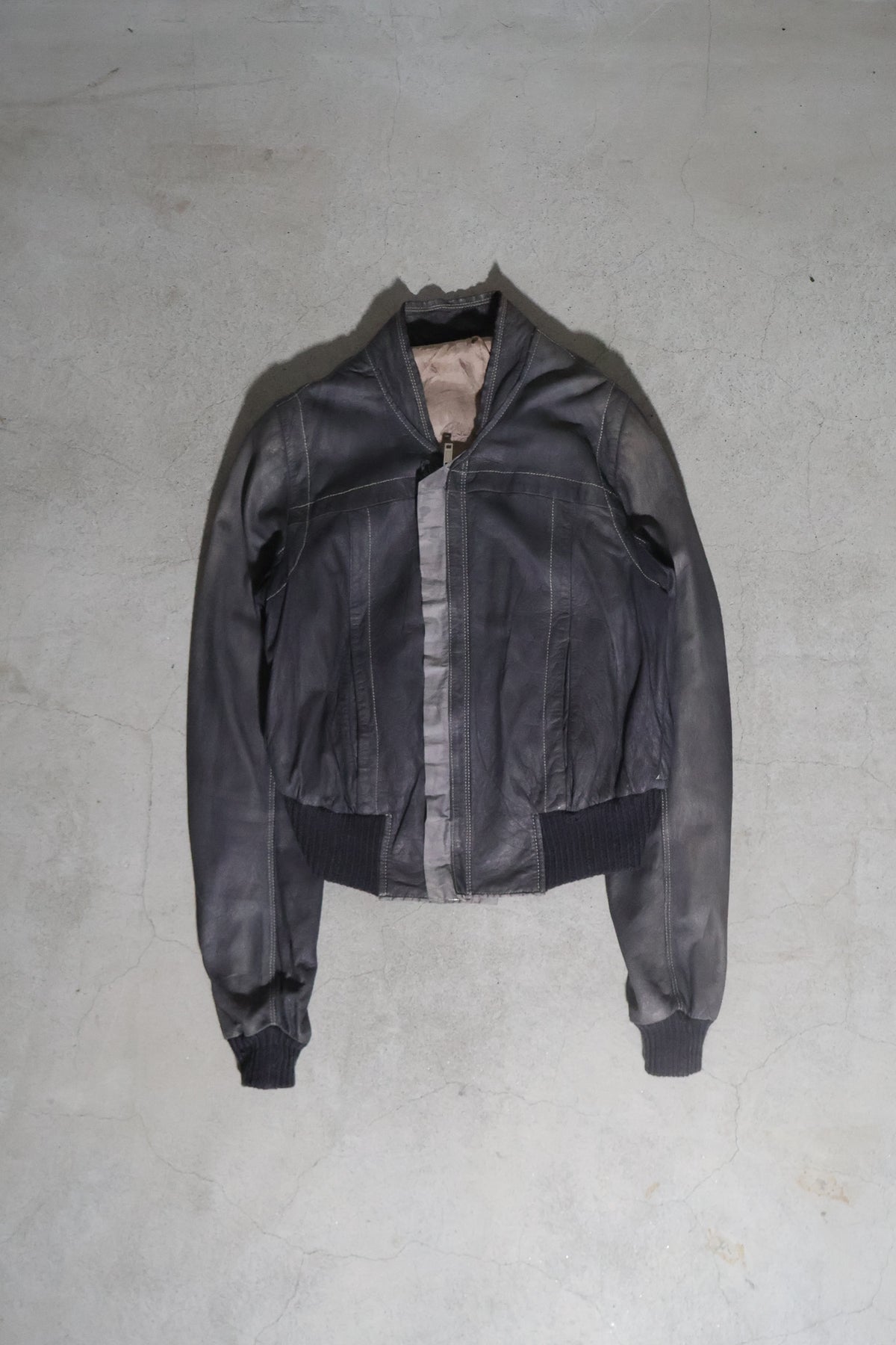 Rick Owens SS03 Suckerball Runway Leather Jacket