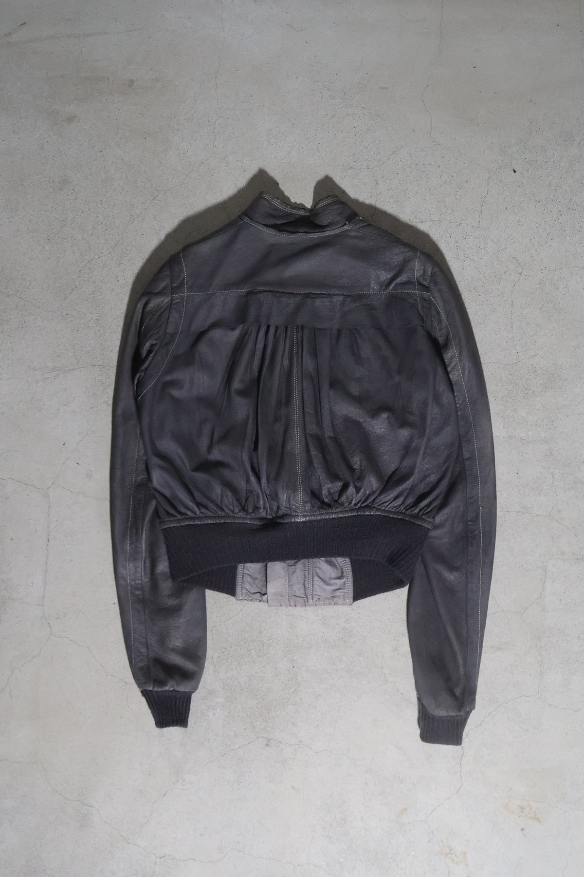 Rick Owens SS03 Suckerball Runway Leather Jacket