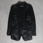 Balmain SS10 Embroidery Leather Blazer