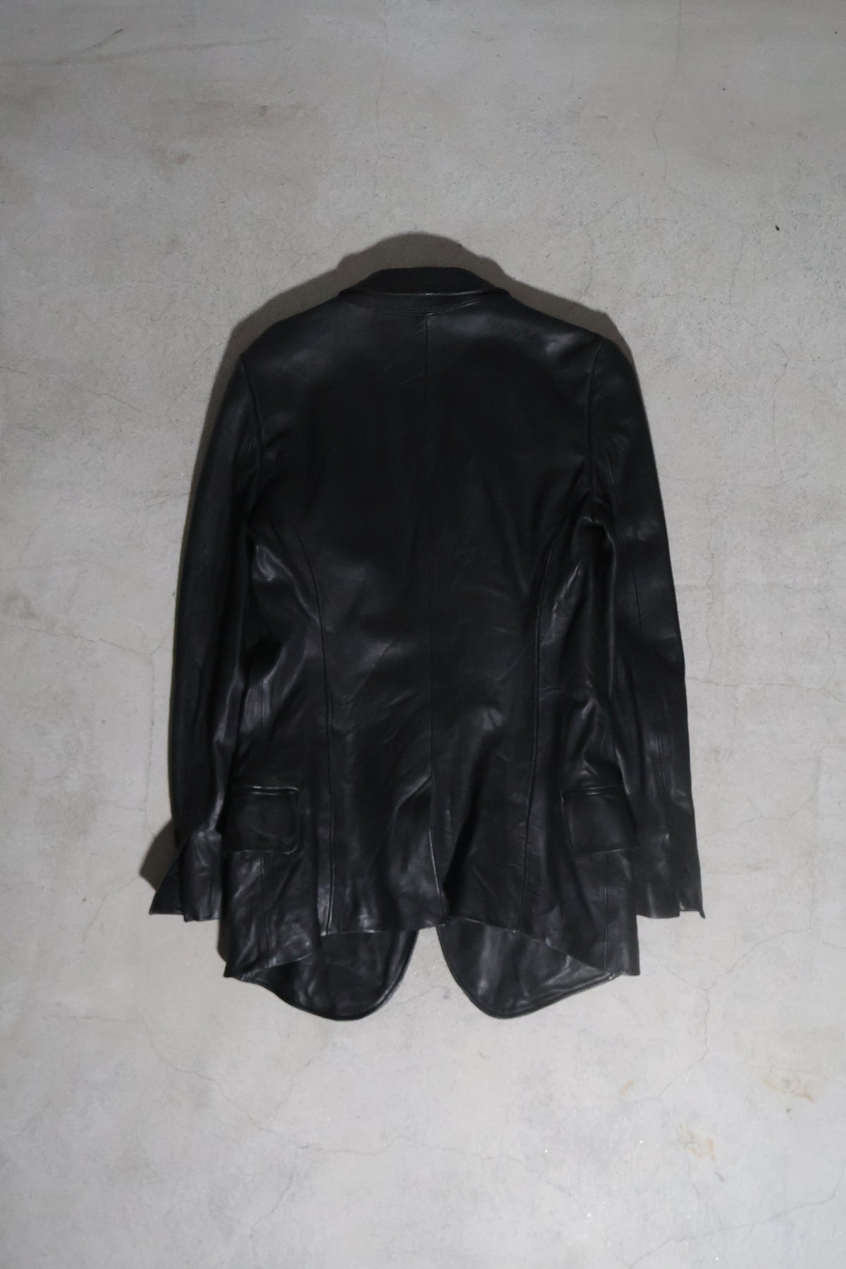 Balmain SS10 Embroidery Leather Blazer