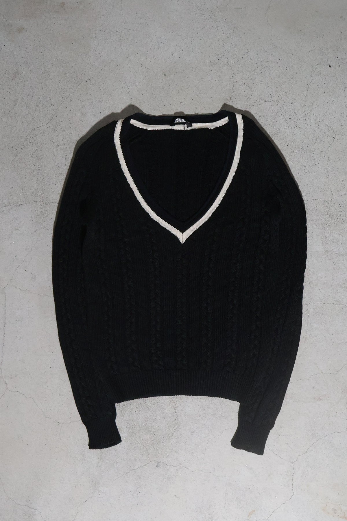 Balmain Decarnin Era Silk Blend V Neck Knit