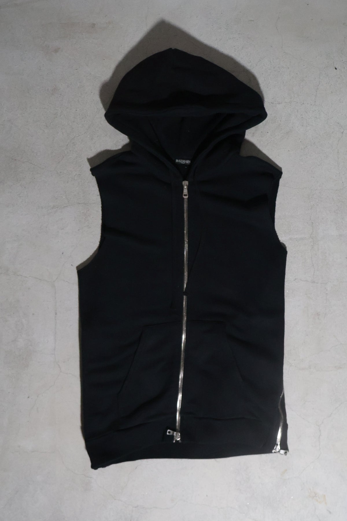 Balmain SS15 Sleeveless Hoodie