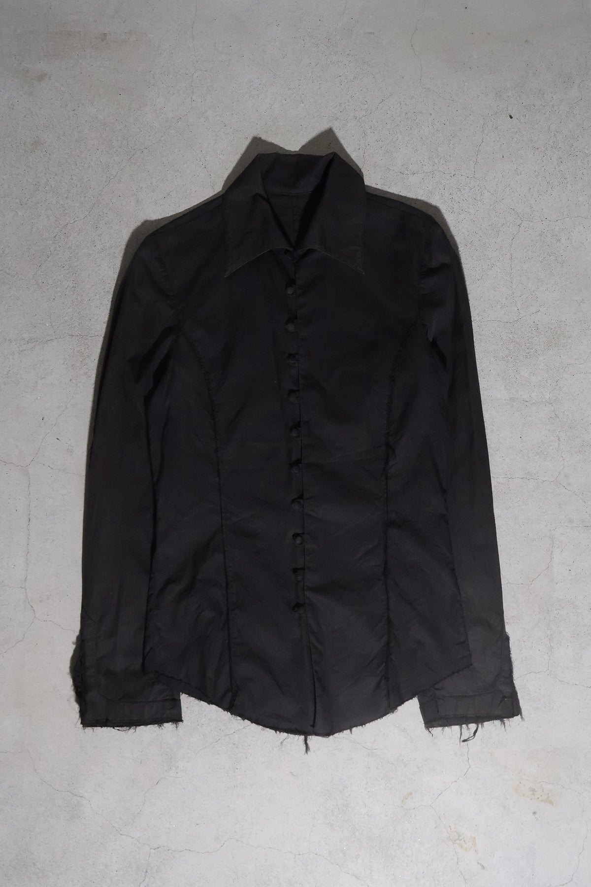 Number (N)ine SS01 Distressed Button Up Shirt