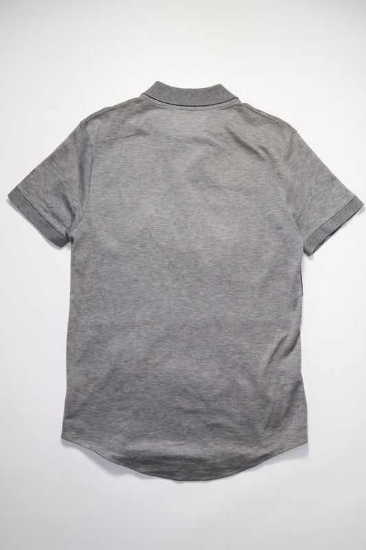 Dior Homme SS04 Coated Strip Polo Shirt