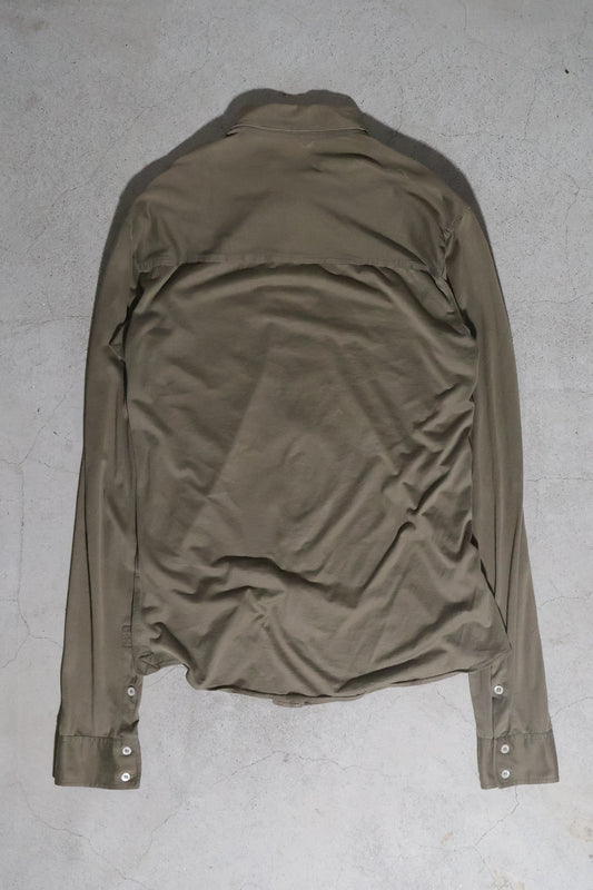 Balmain SS13 Khaki Button Up Shirt