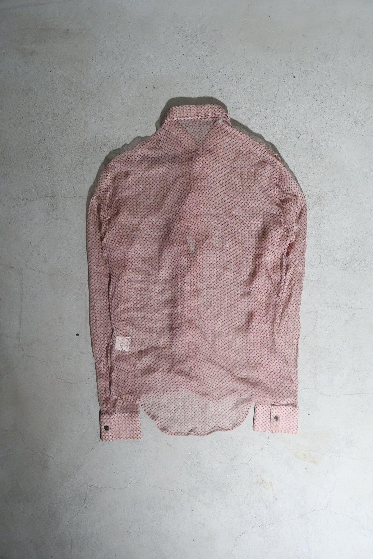 DIor Homme SS05 Fringe Silk Button Up