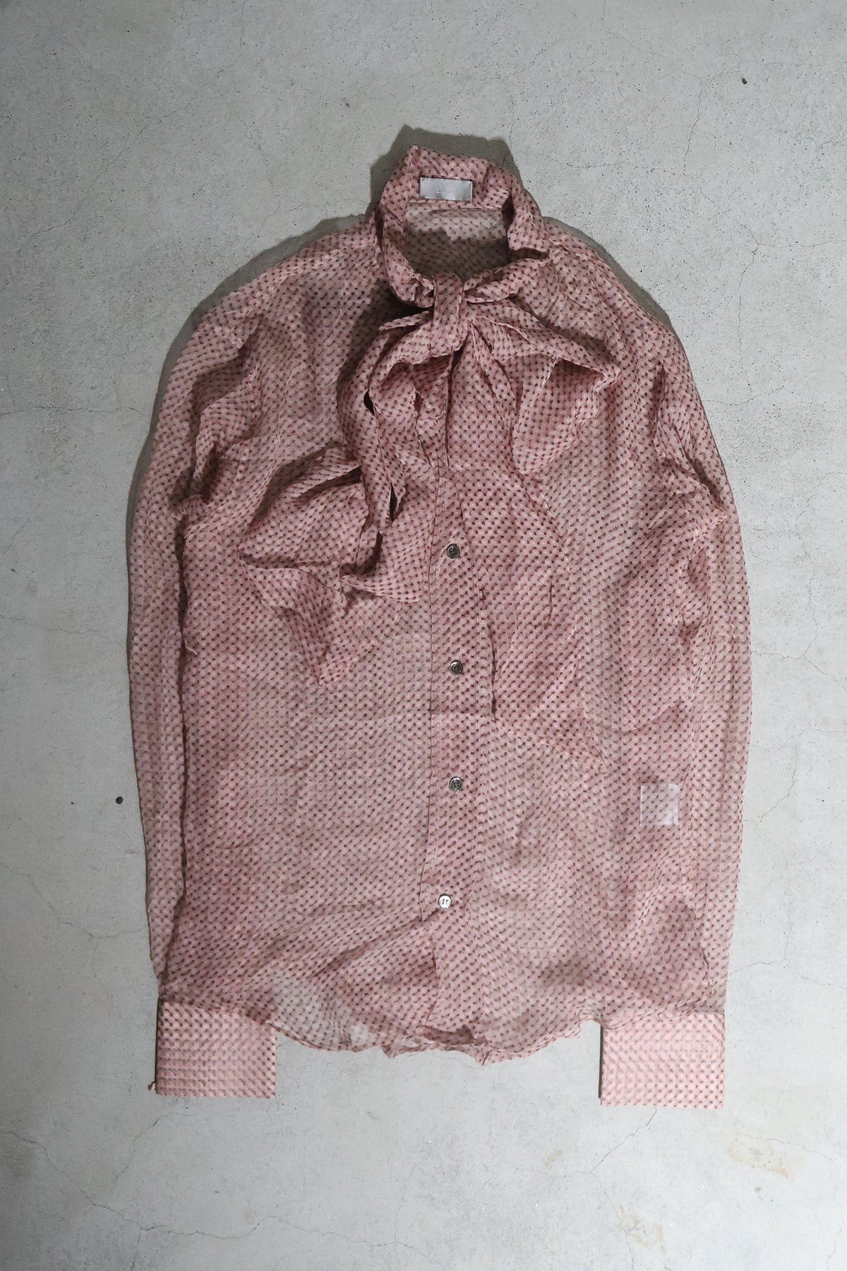 Dior Homme SS05 Bow Tie Button Up