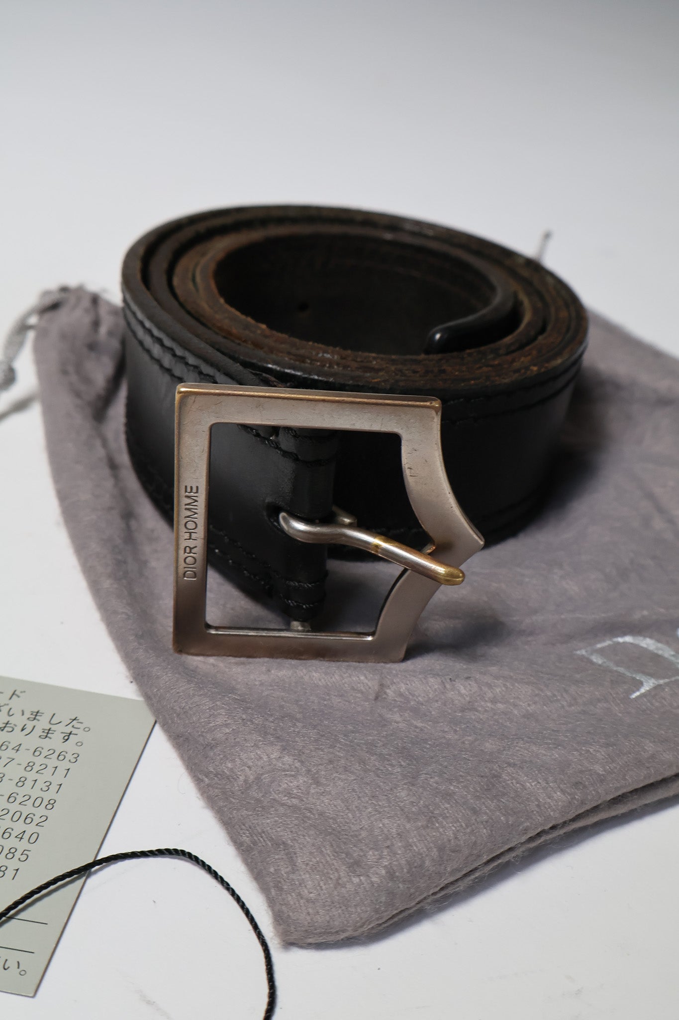 Dior Homme AW07 D Point Belt