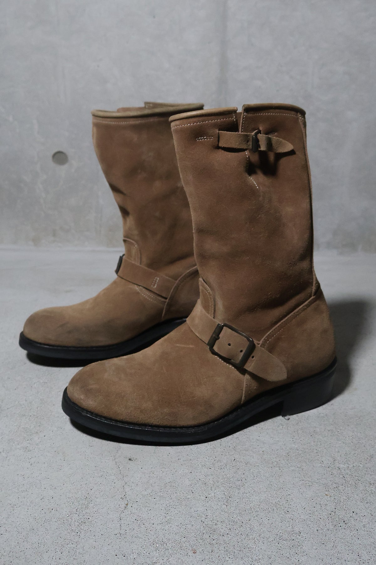 Balmain SS12 Suede Engineer Boots