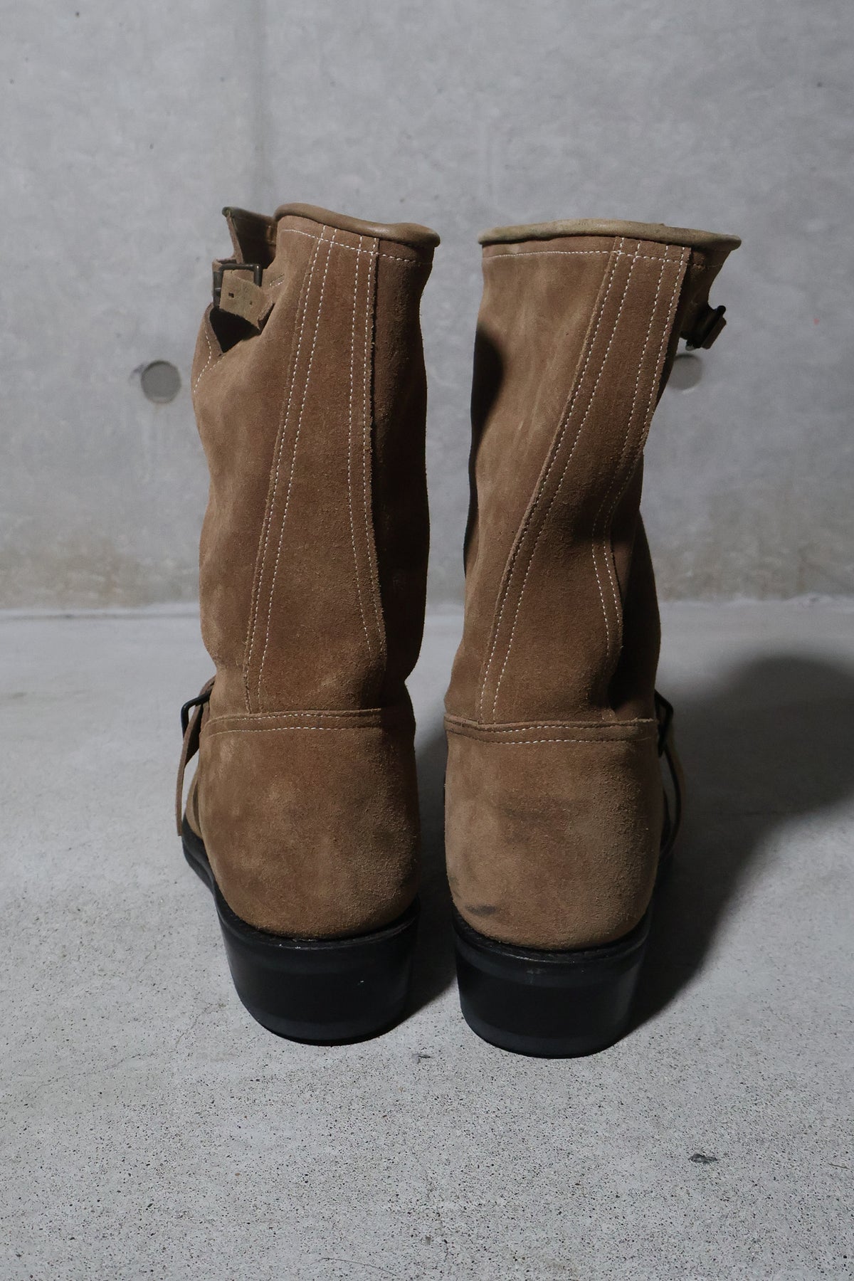 Balmain SS12 Suede Engineer Boots