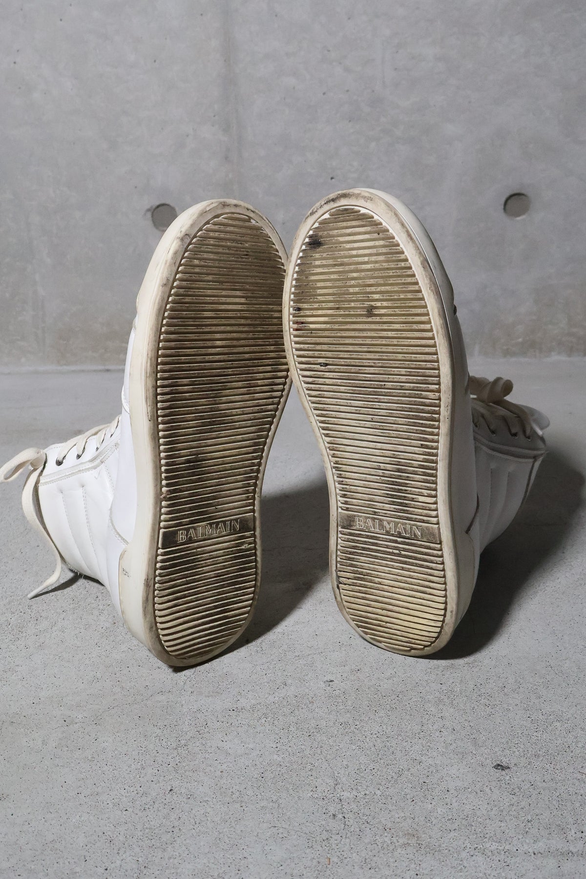 Balmain SS12 High Top Sneakers