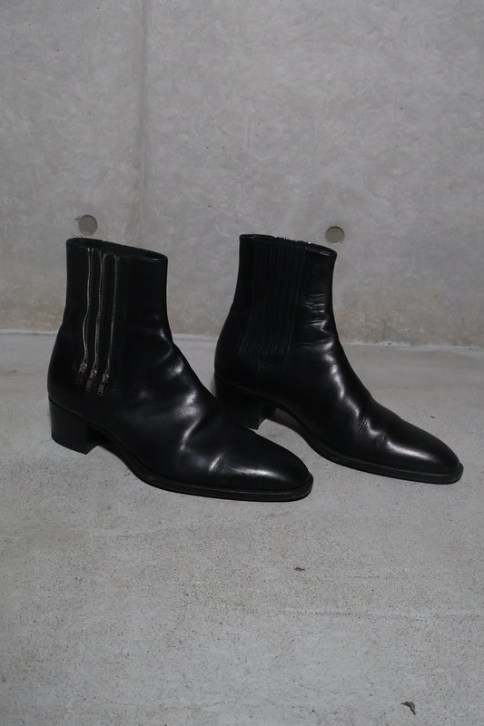 Saint Laurent AW15 Triple Zip Boots