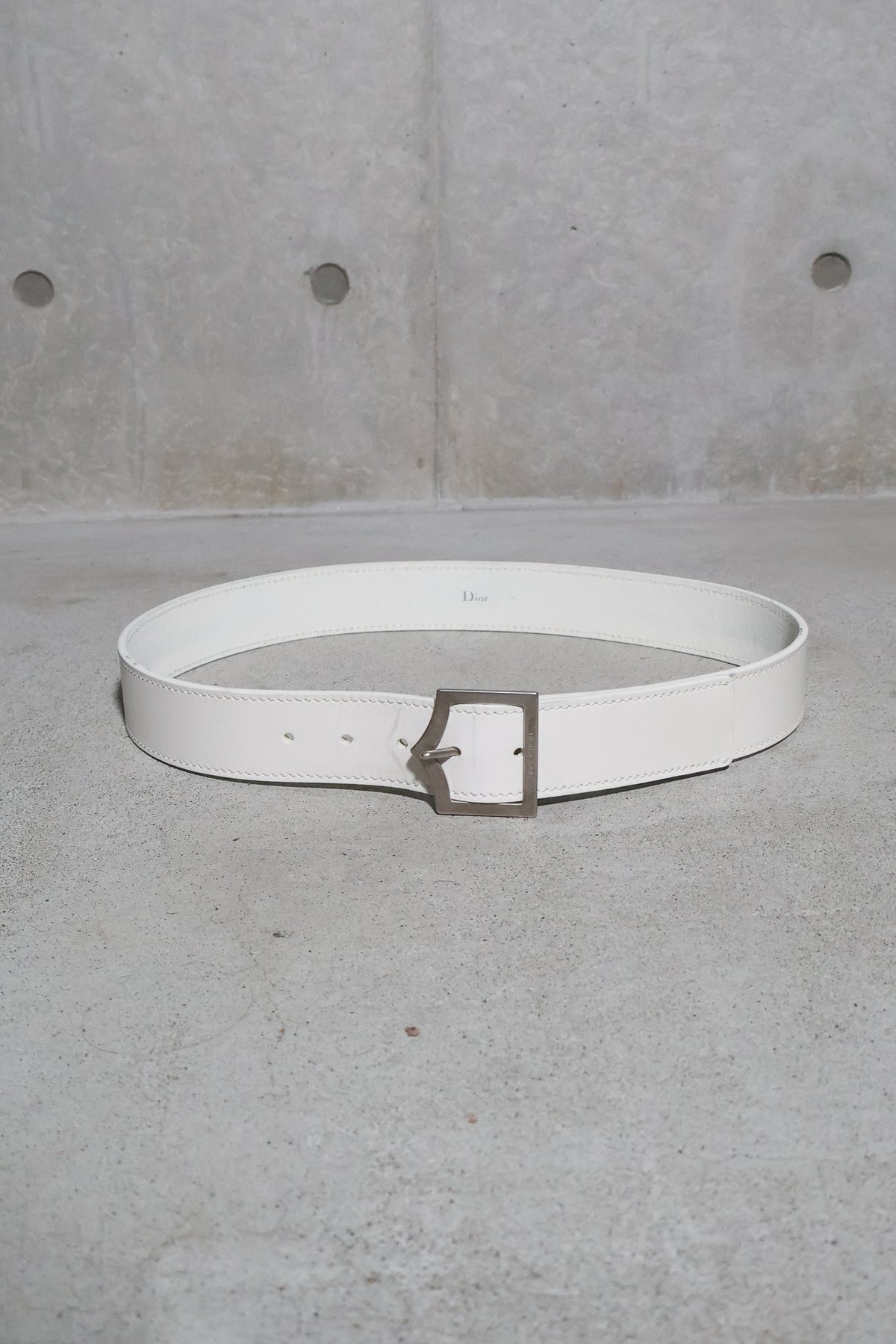 Dior Homme SS05 White D-Point Belt