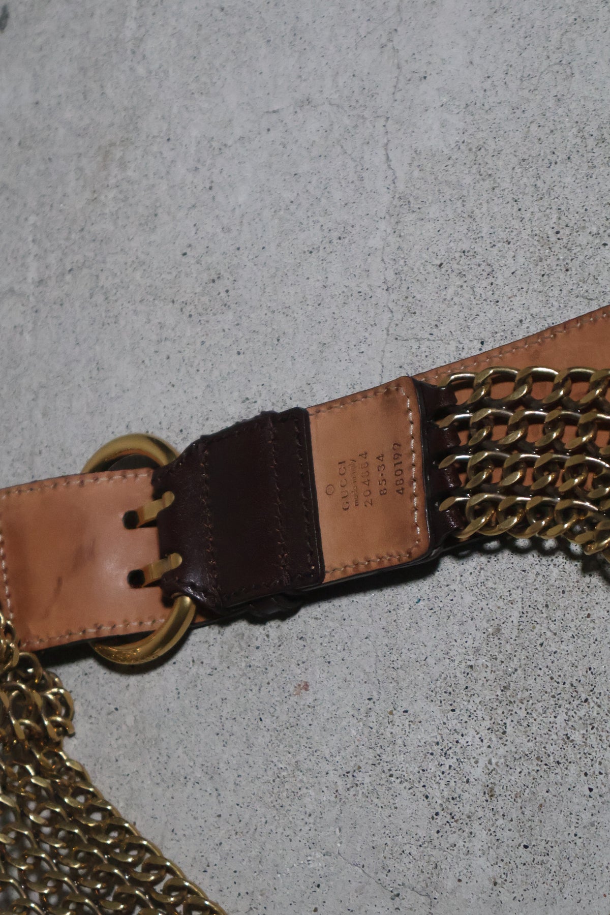 Gucci AW08 Chain Belt