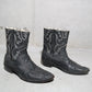 Number (N)ine AW08 Ostrich Leather Cowboy Boots