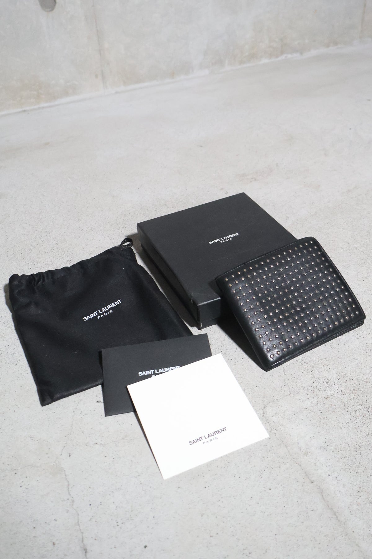Saint Laurent SS13 Studded Wallet