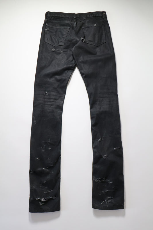 Dior Homme SS04 Strip Distressed Denim