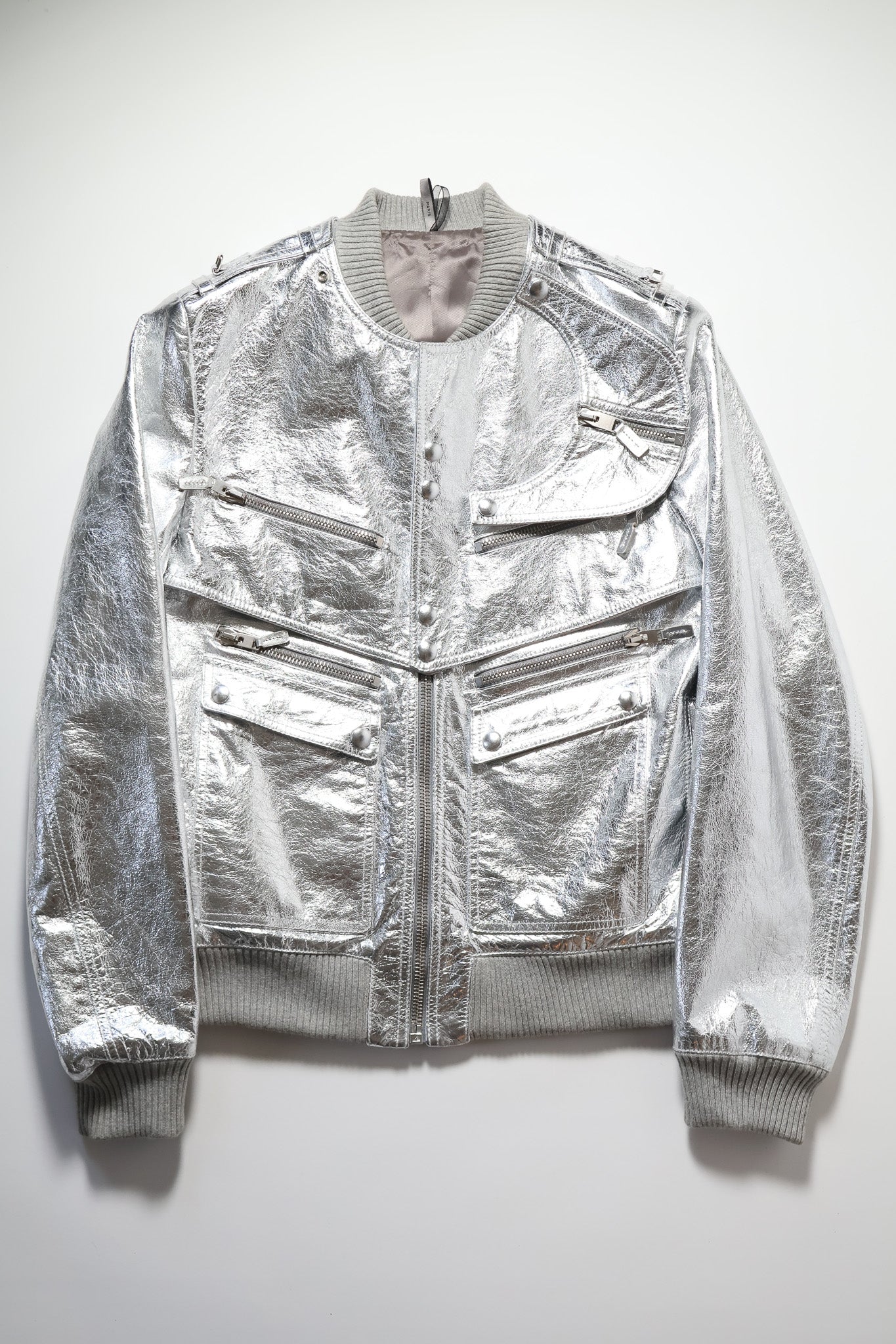 Dior Homme SS07 Silver Runway Leather