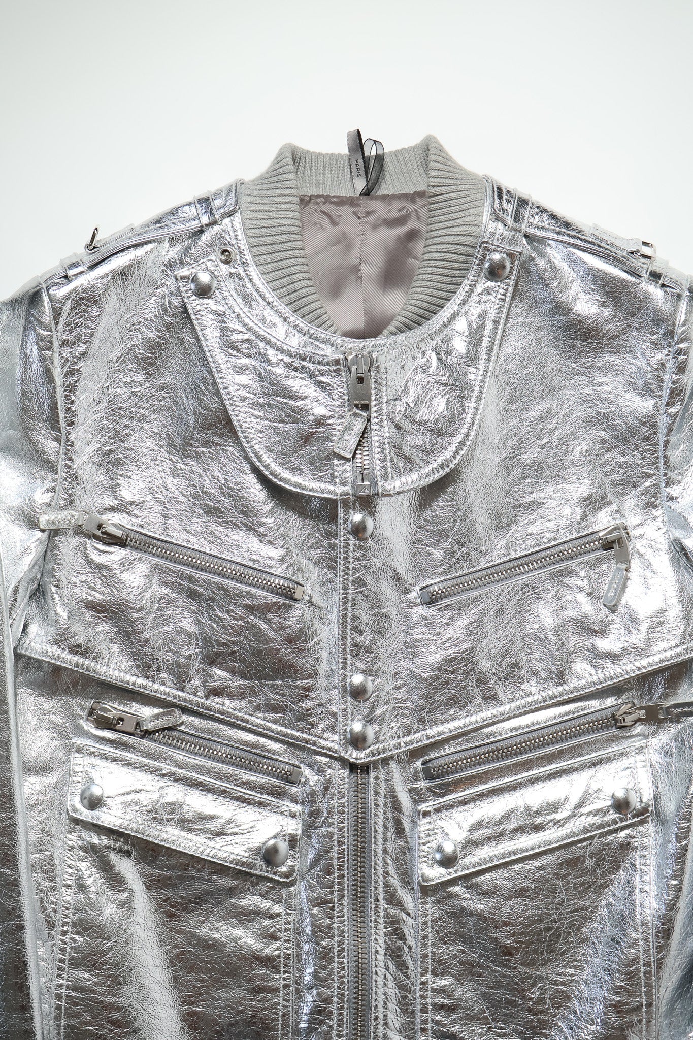 Dior Homme SS07 Silver Runway Leather