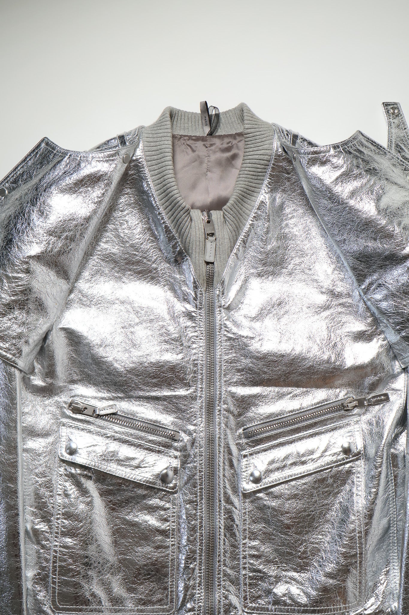 Dior Homme SS07 Silver Runway Leather