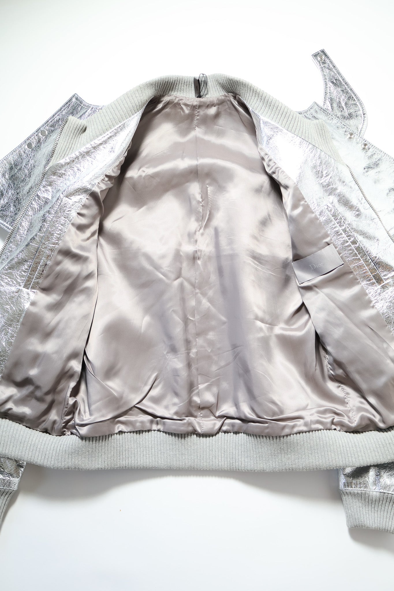 Dior Homme SS07 Silver Runway Leather