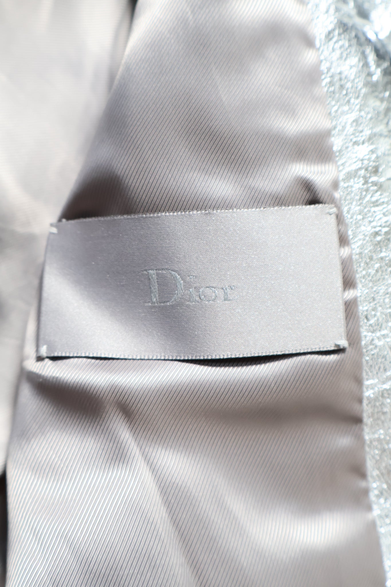 Dior Homme SS07 Silver Runway Leather