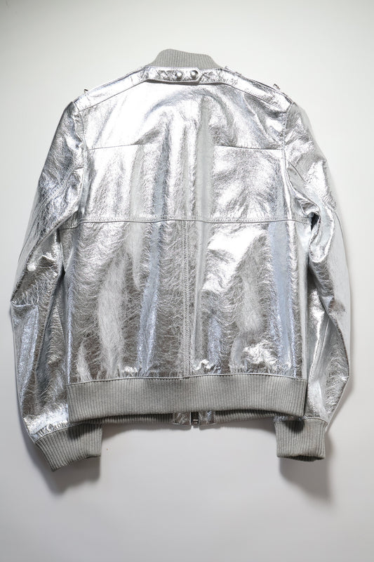 Dior Homme SS07 Silver Runway Leather