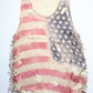 Balmain SS11 Runway Silk Flag Tank Top