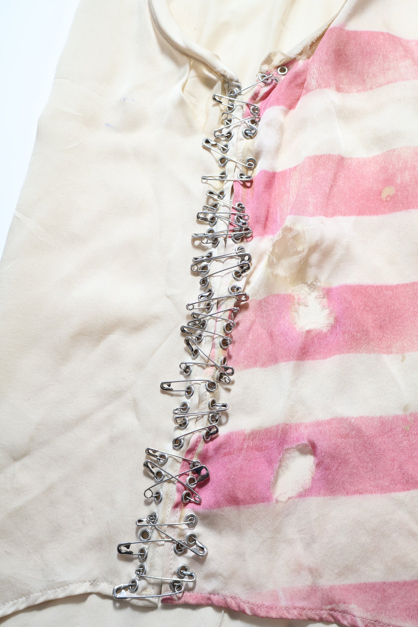 Balmain SS11 Runway Silk Flag Tank Top