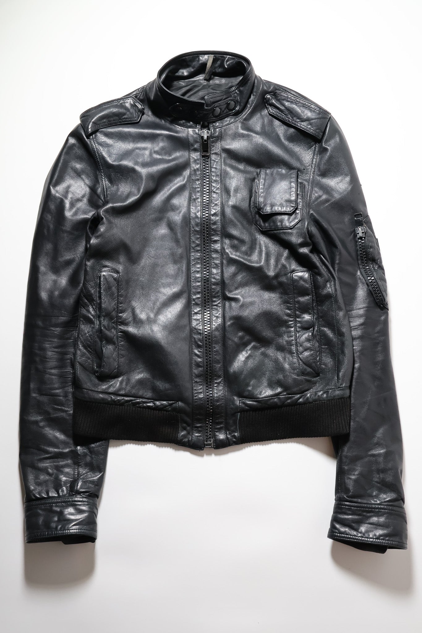 1/1 Dior Homme SS05 Sample Custom Order Leather Jacket