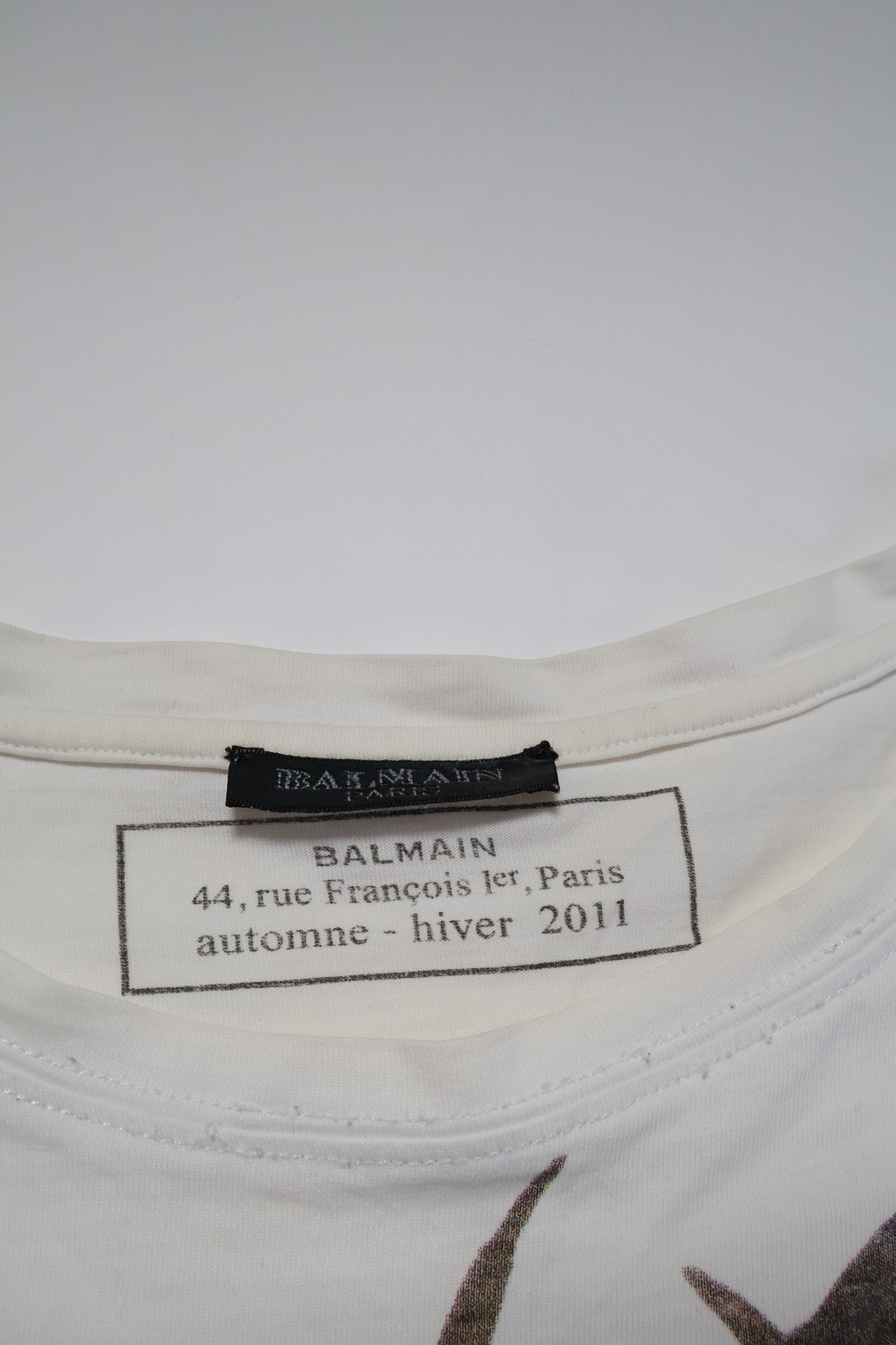 Balmain AW11 Wolf Graphic Shirt