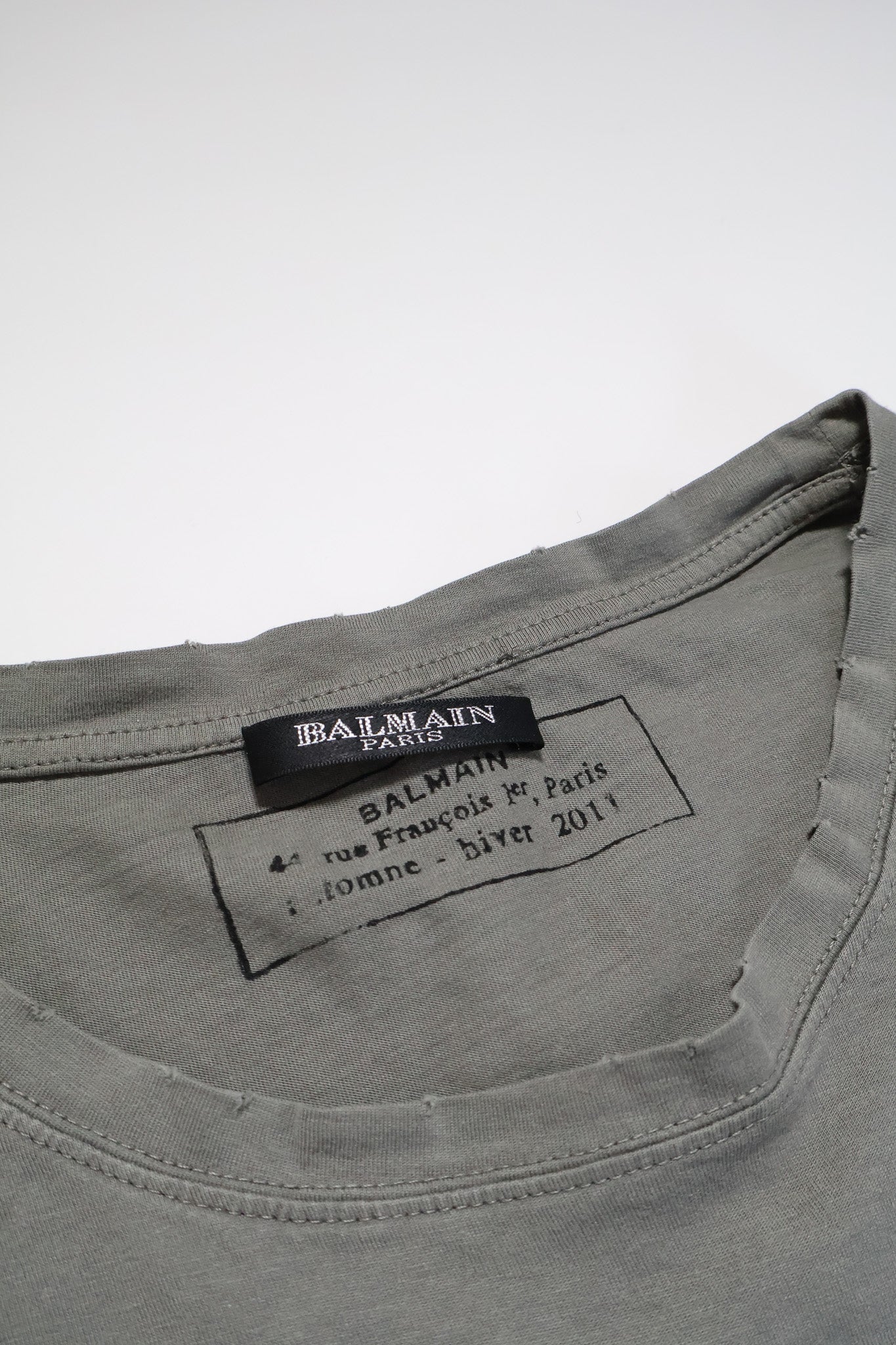 Balmain AW11 Distressed Shirt