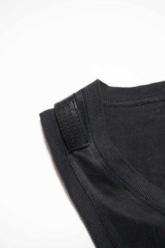 Dior Homme SS04 Leather Shoulder Tank Top