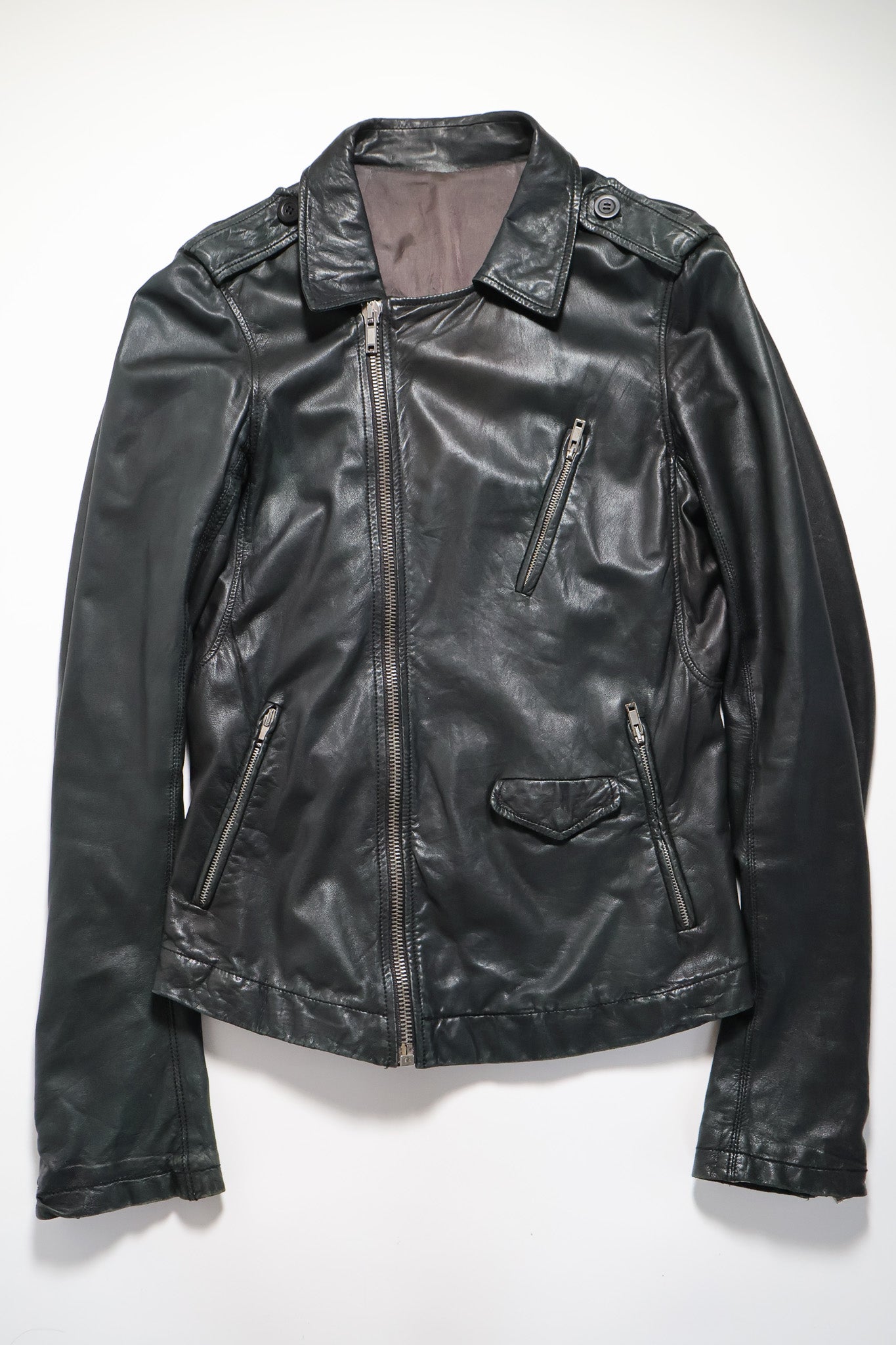 Rick Owens Stooges Leather Jacket