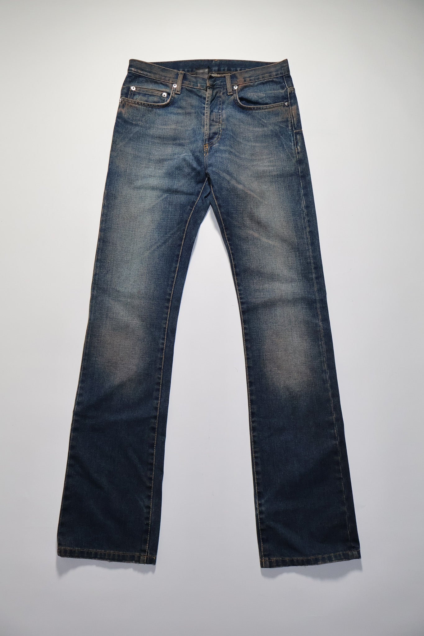 Dior Homme AW05 Red Rust Bootcut Denim 28