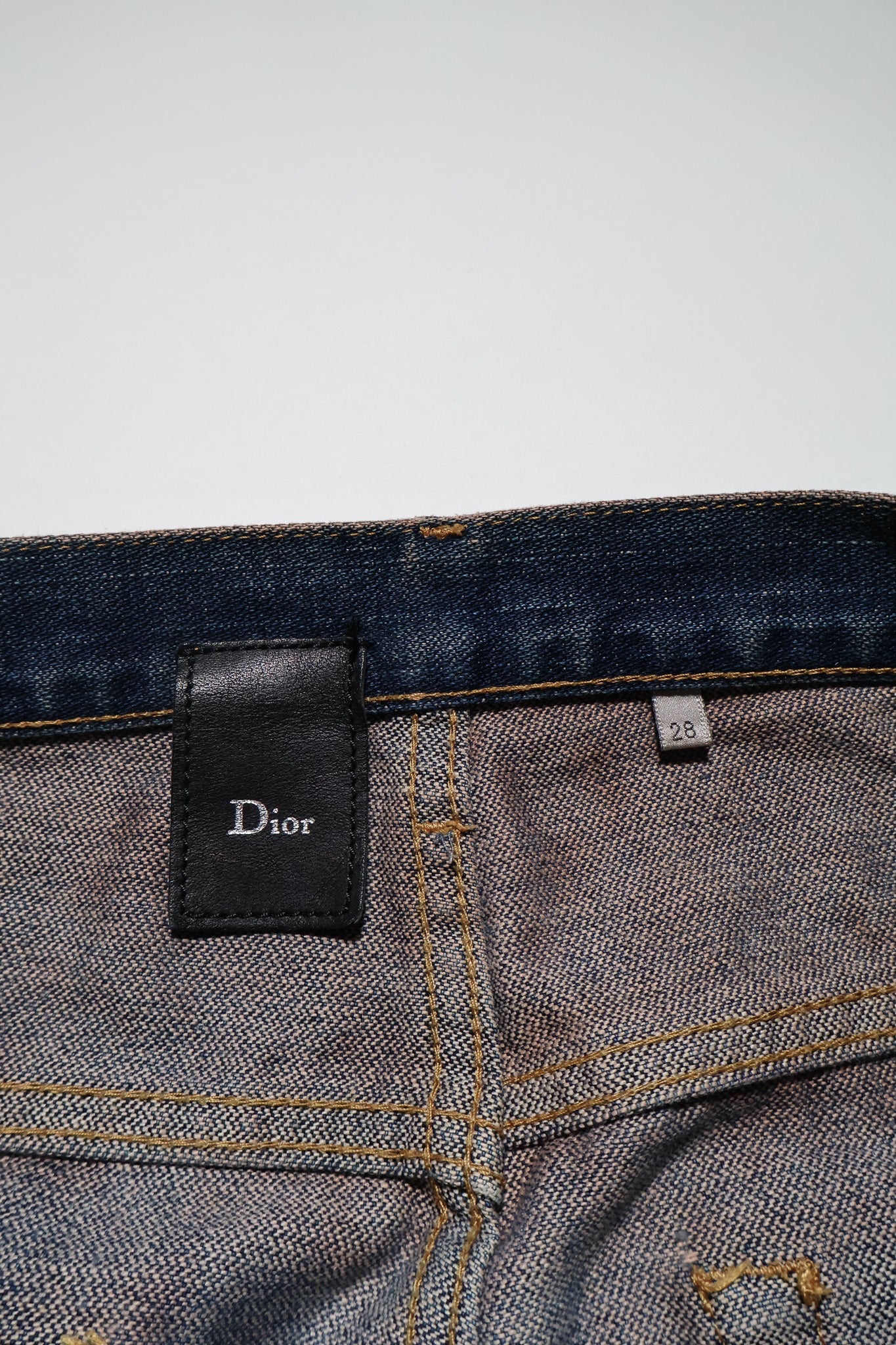 Dior Homme AW05 Red Rust Bootcut Denim 28