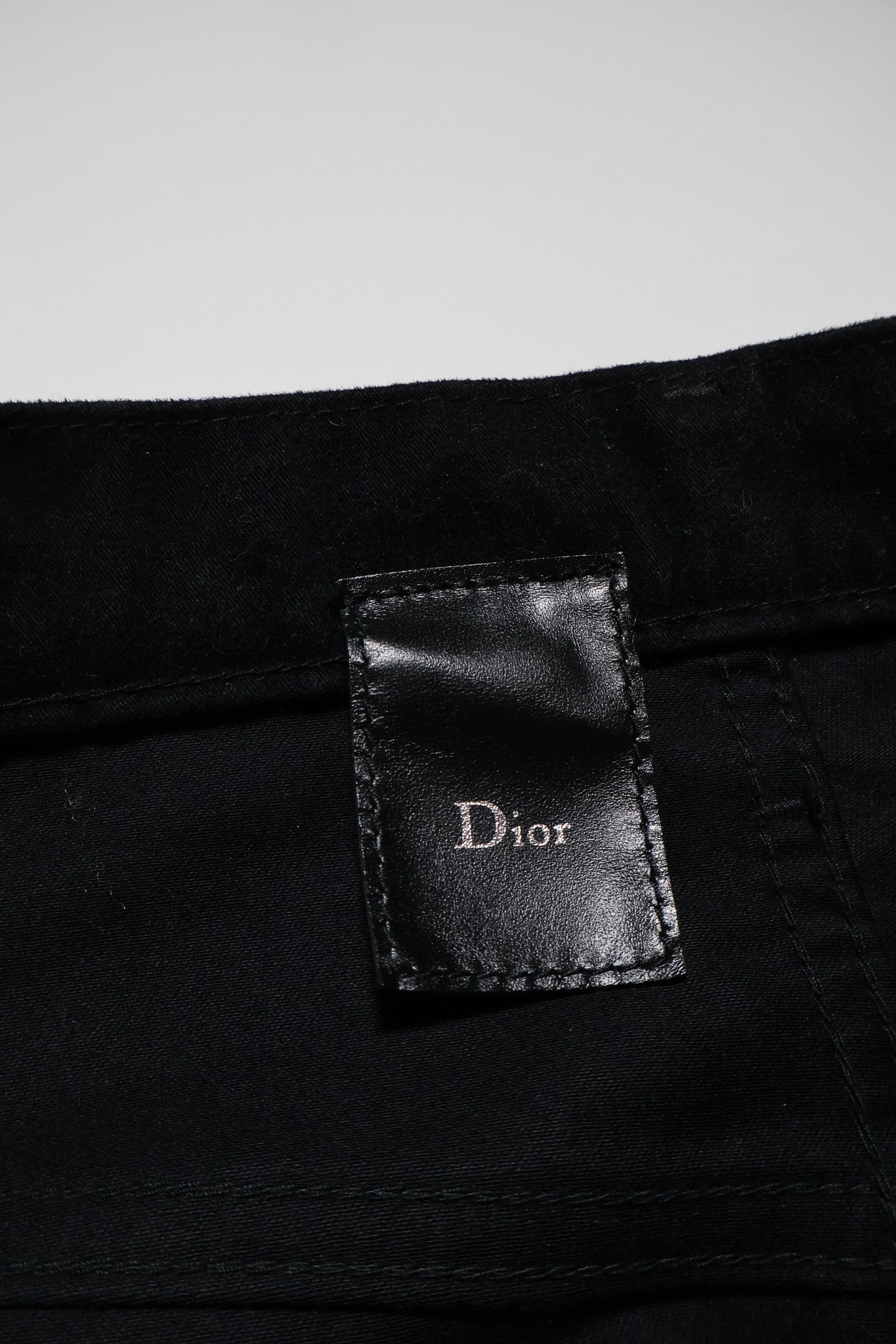 Dior Homme AW03 Luster Waxed Moleskin Denim