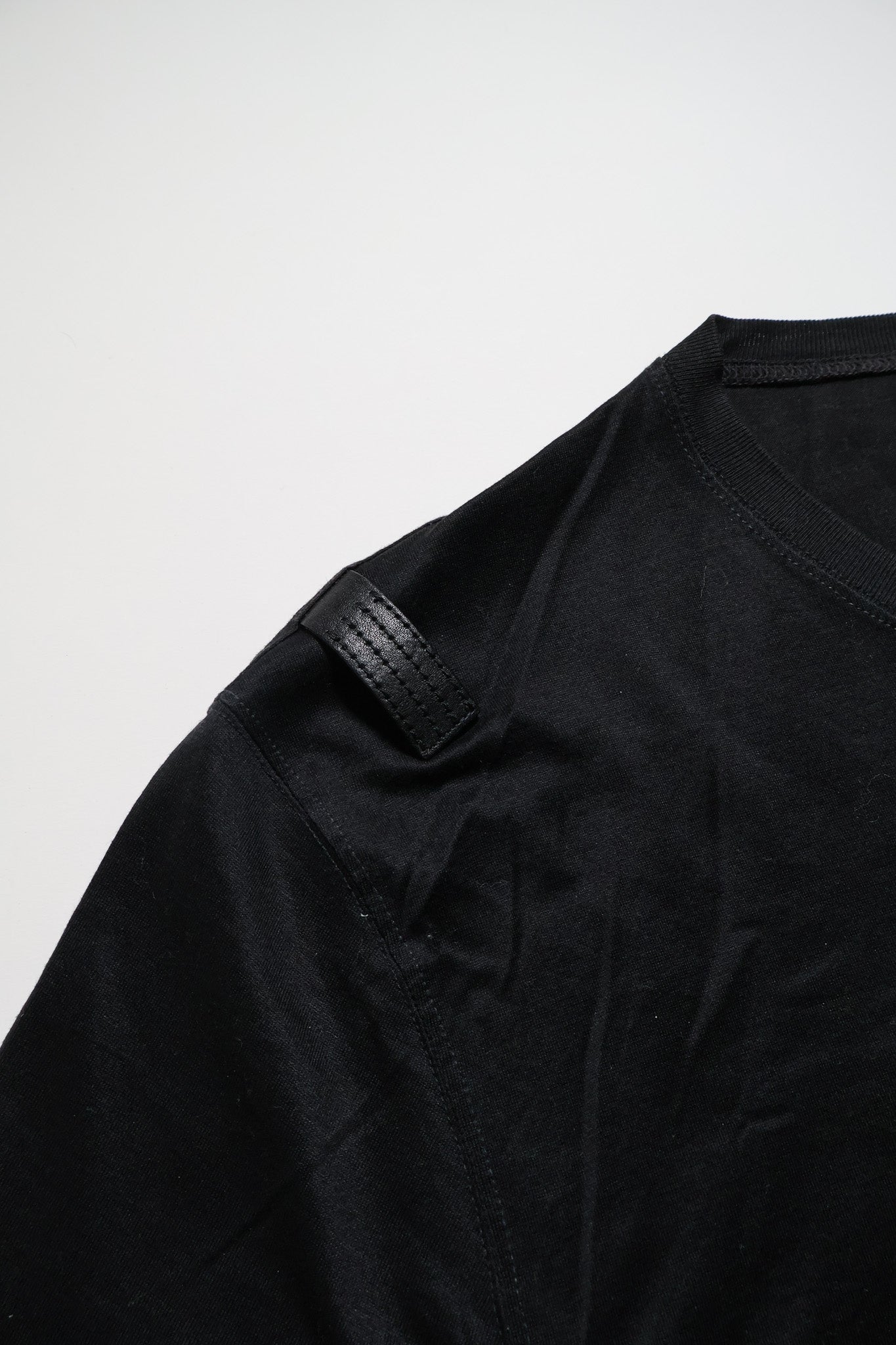 Dior Homme SS04 Strip Leather Shoulder Shirt