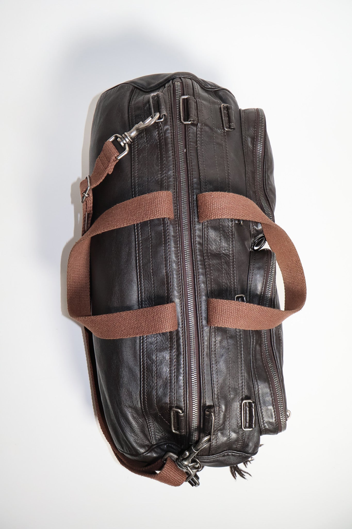 Dior Homme AW06 OG Brown Deville Duffle Bag