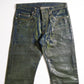 Dior Homme AW03 Green Waxed Luster Denim