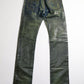 Dior Homme AW03 Green Waxed Luster Denim