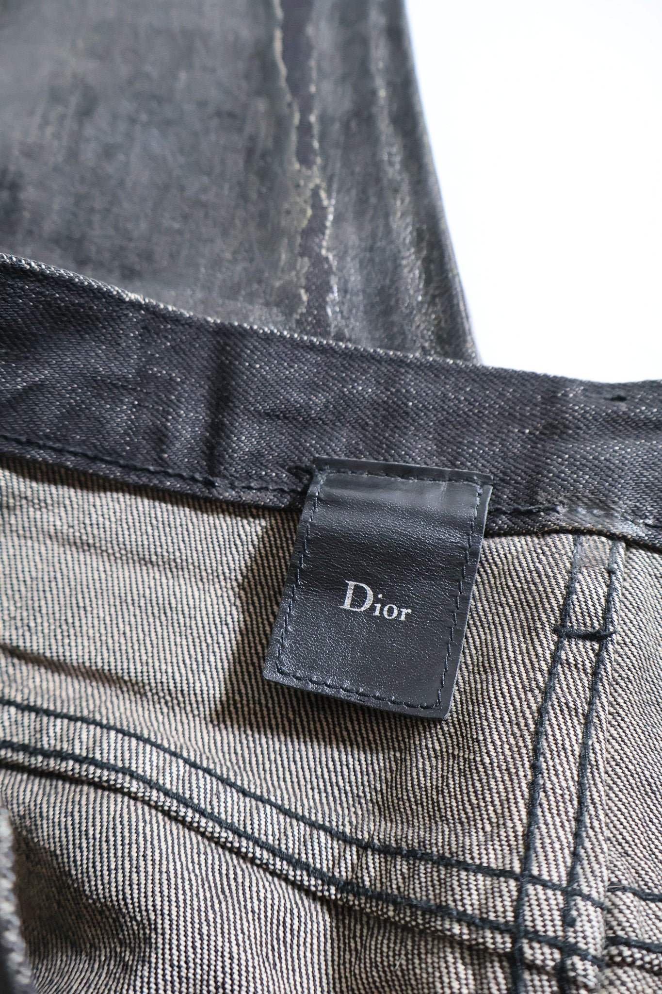 Dior Homme AW03 Waxed Luster Denim 28