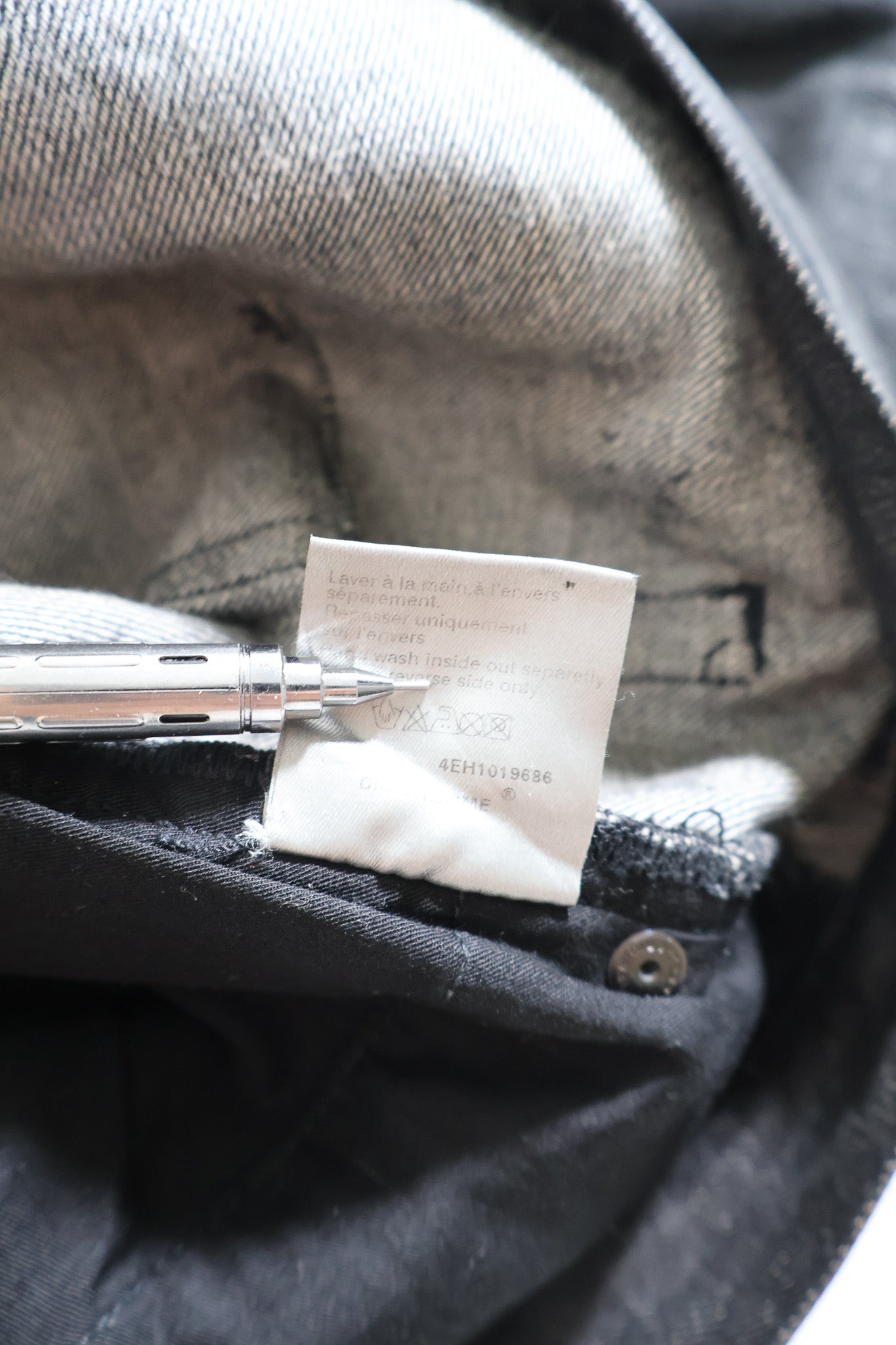 Dior Homme SS04 Strip Denim