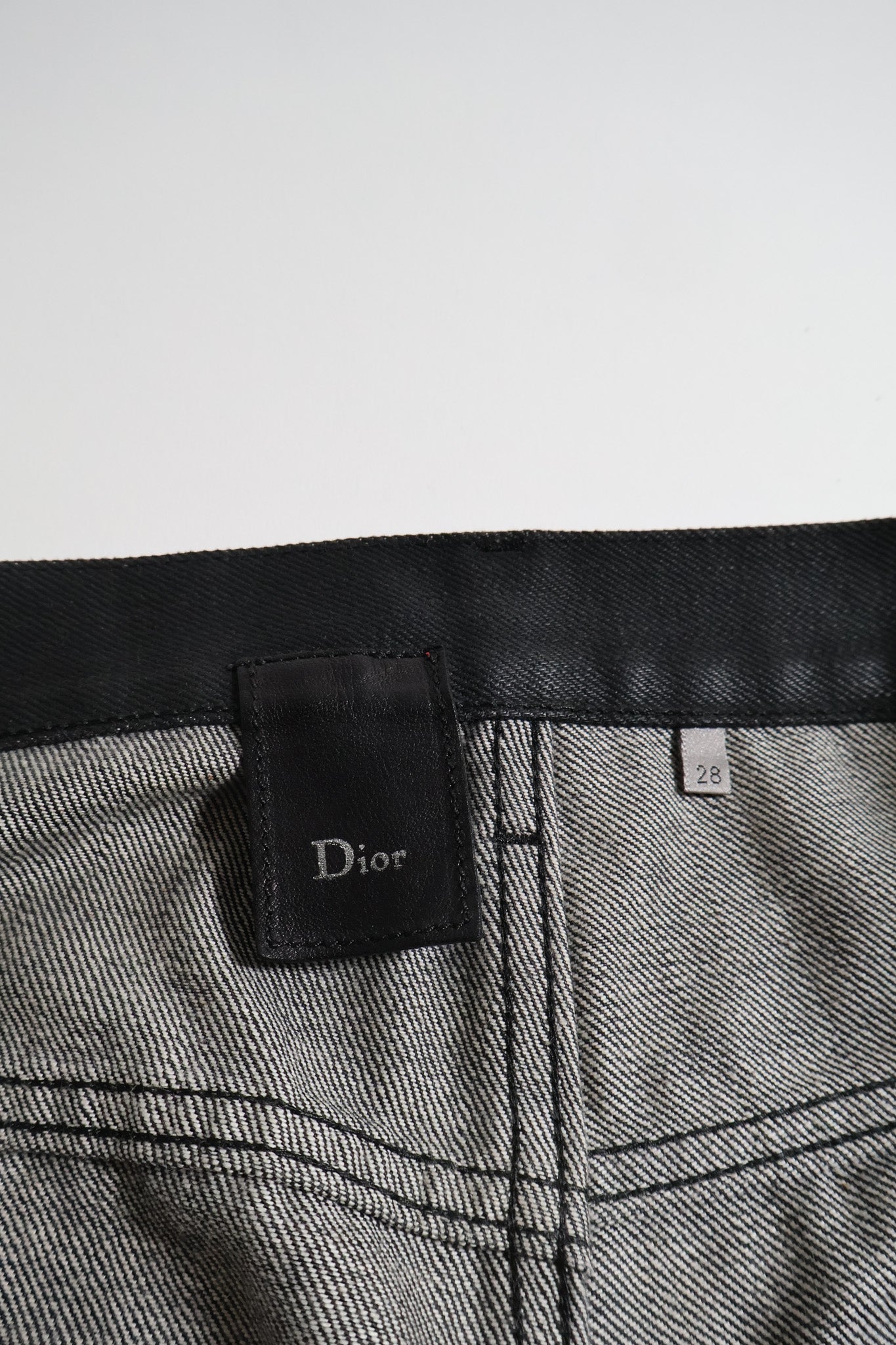 Dior Homme SS06 Coated Denim