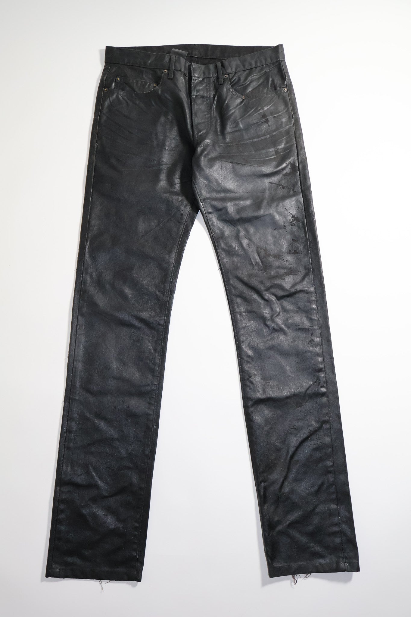 Dior Homme AW03 Waxed Luster Coating Denim
