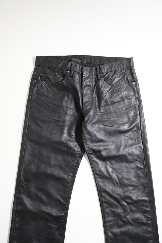 Dior Homme AW03 Waxed Luster Coating Denim