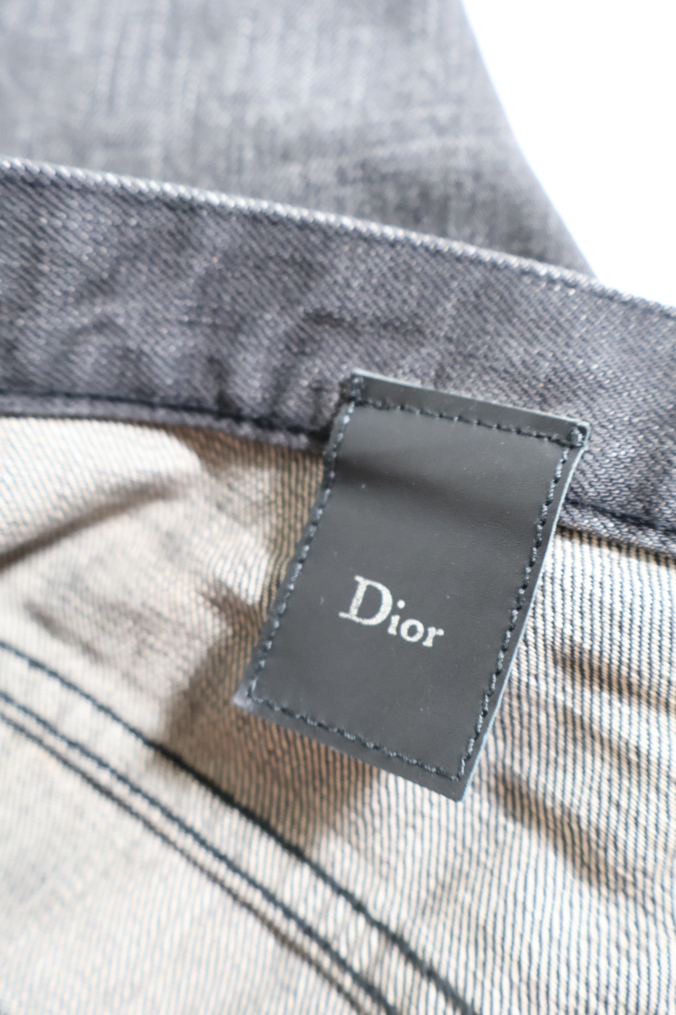 Dior Homme AW05 Faded Denim Shorts