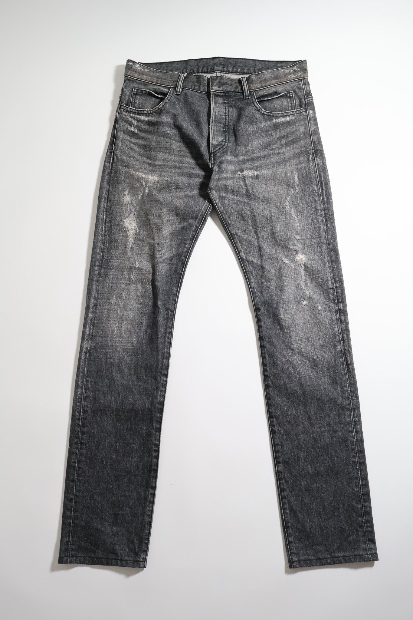 Balmain SS11 Distressed Denim