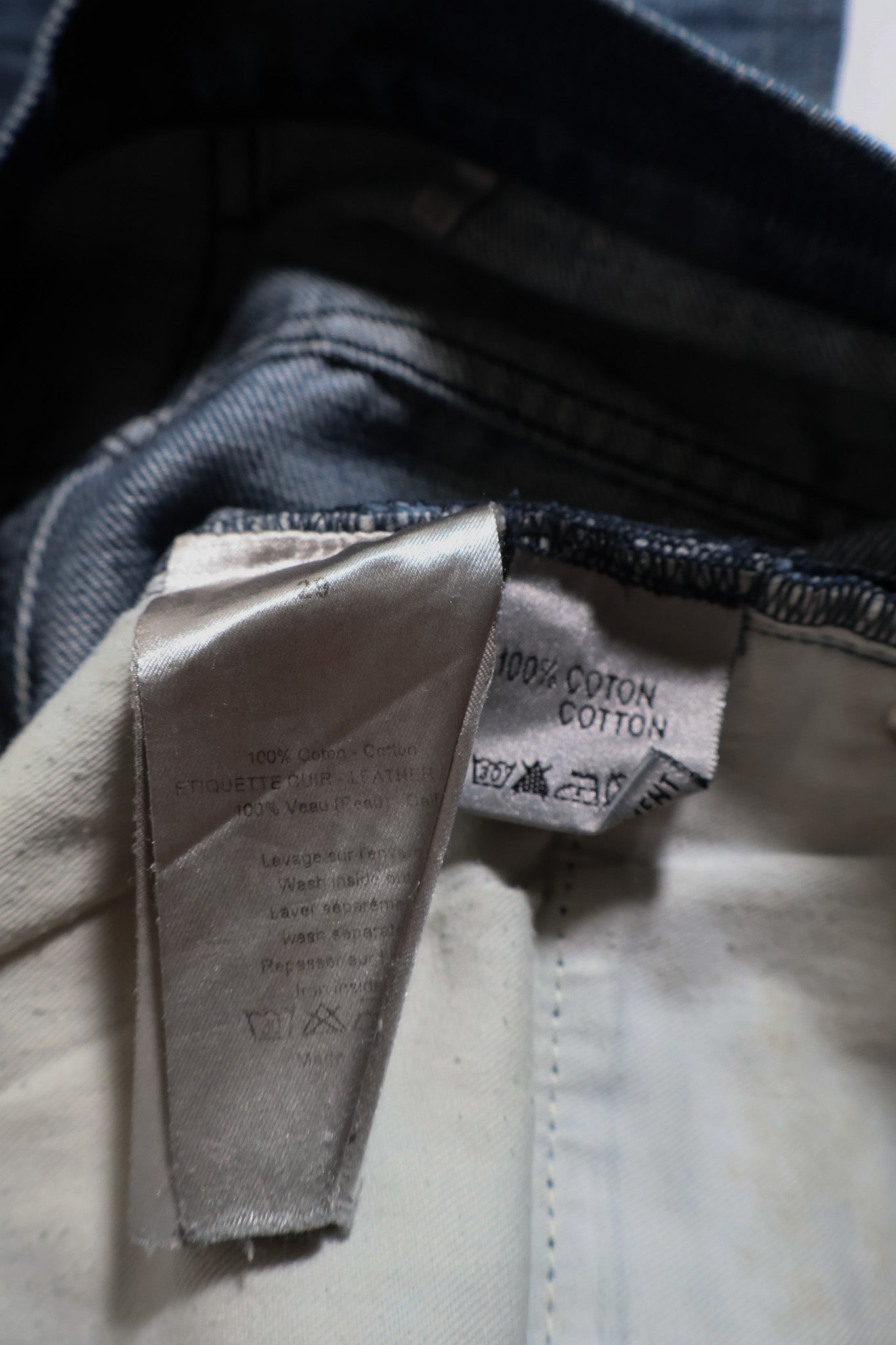 Dior Homme by KVA Etched Denim